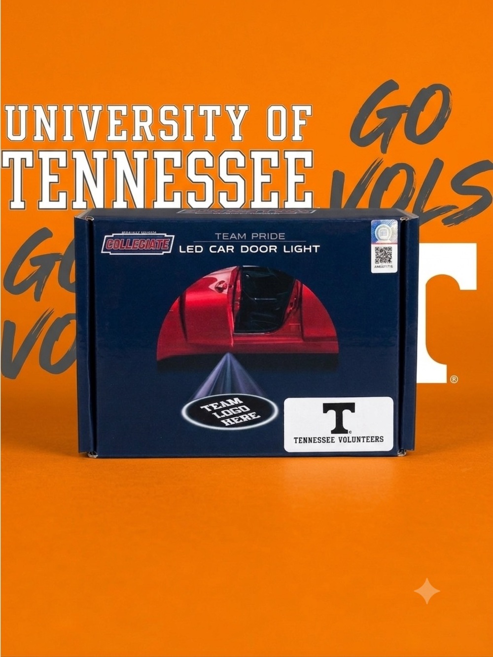 🩷 New Collegiate Team Pride LED Car Door Light - University of Tennessee
